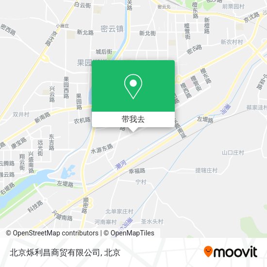 北京烁利昌商贸有限公司地图