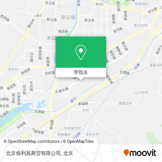 北京烁利昌商贸有限公司地图