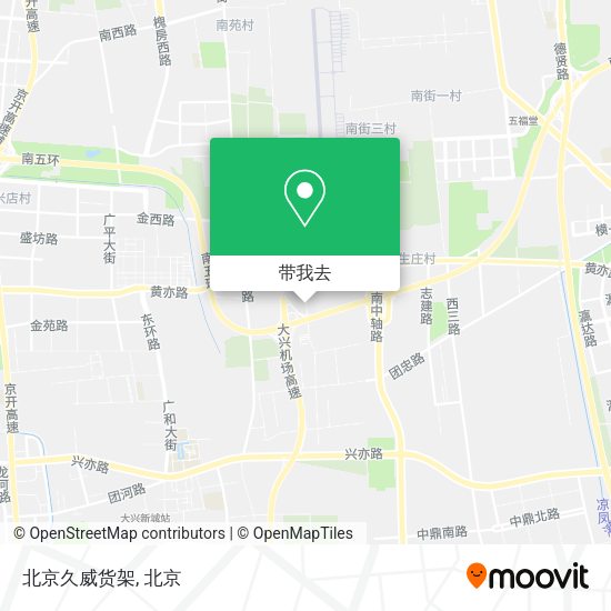 北京久威货架地图