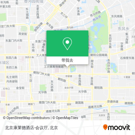 北京康莱德酒店-会议厅地图