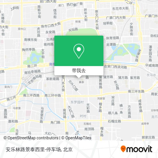 安乐林路景泰西里-停车场地图