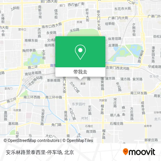 安乐林路景泰西里-停车场地图