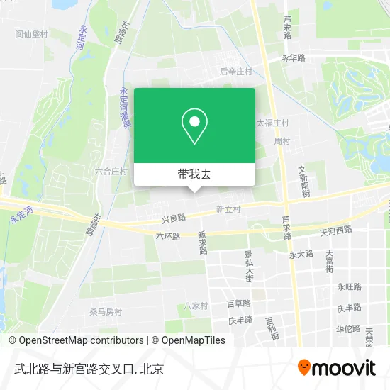 武北路与新宫路交叉口地图