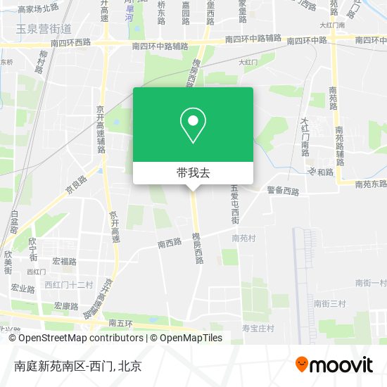 南庭新苑南区-西门地图