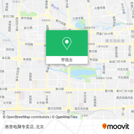 惠普电脑专卖店地图