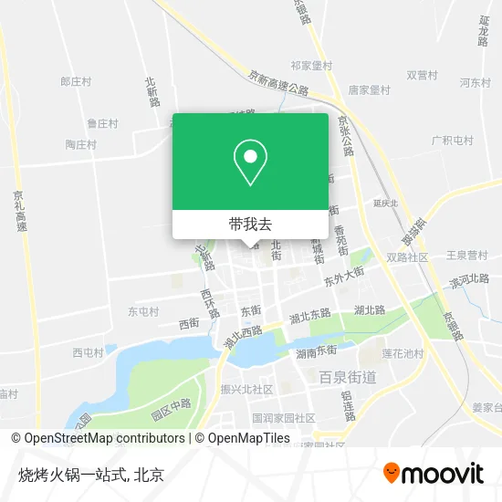 烧烤火锅一站式地图