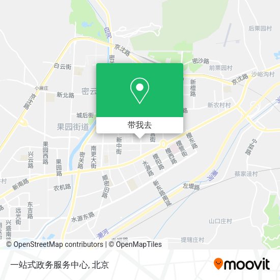 一站式政务服务中心地图