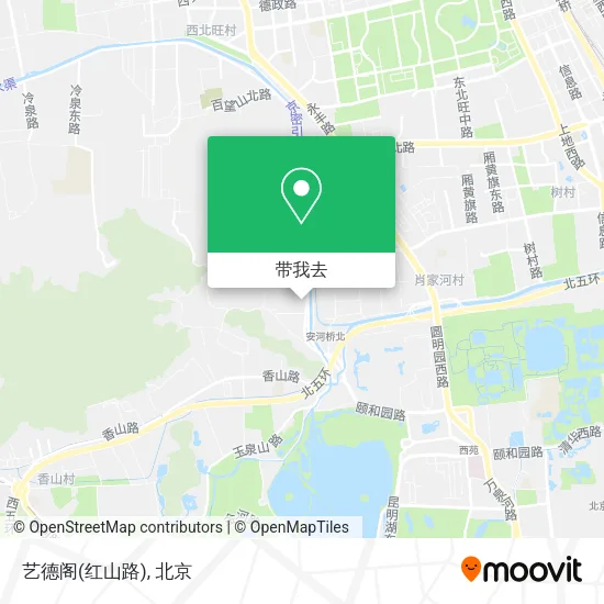 艺德阁(红山路)地图