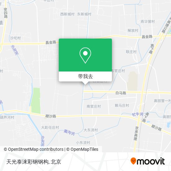 天光泰涞彩钢钢构地图