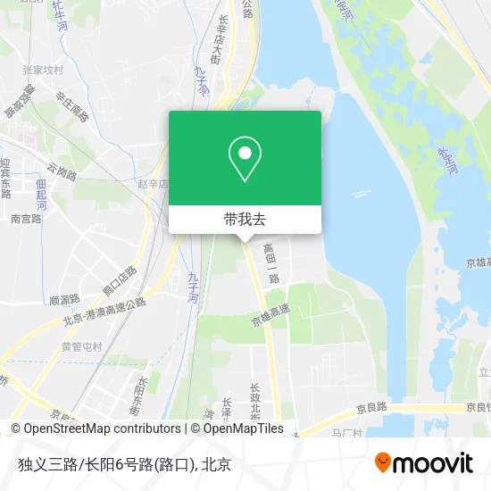独义三路/长阳6号路(路口)地图