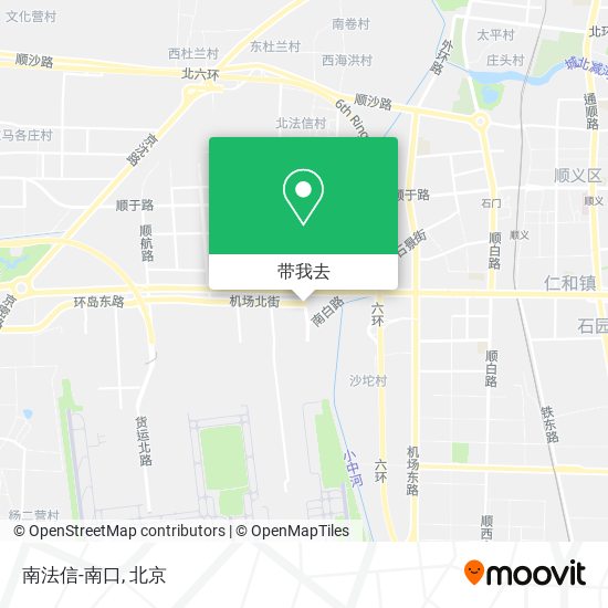 南法信-南口地图