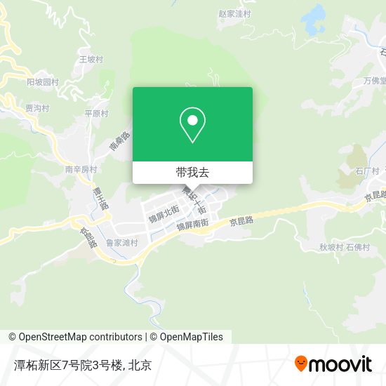 潭柘新区7号院3号楼地图