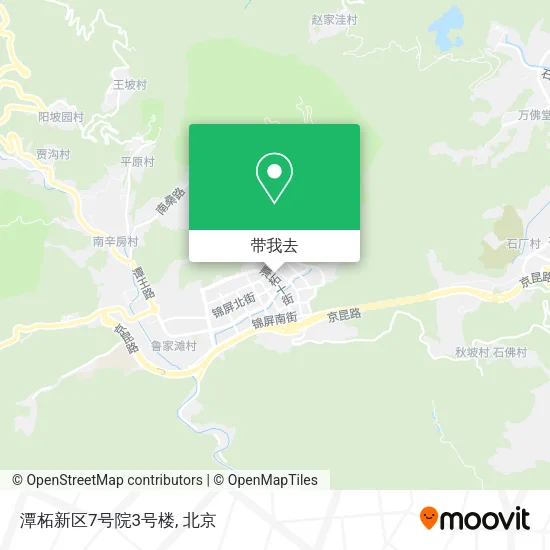 潭柘新区7号院3号楼地图