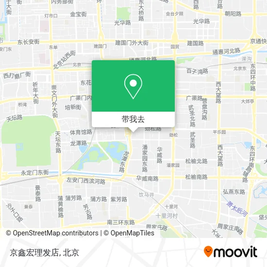 京鑫宏理发店地图