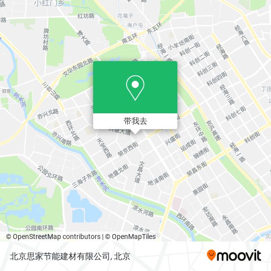 北京思家节能建材有限公司地图