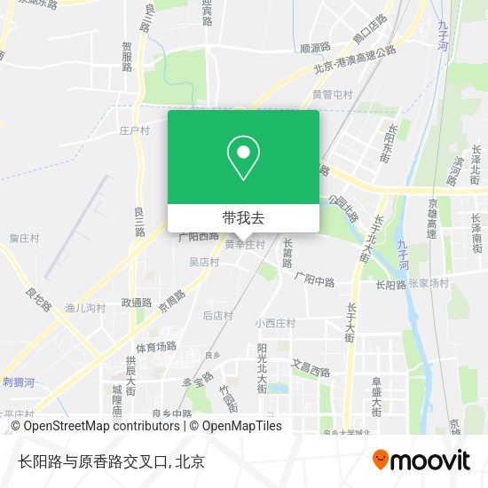 长阳路与原香路交叉口地图