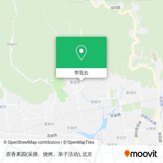 原香果园(采摘、烧烤、亲子活动)地图