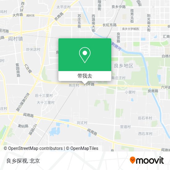良乡探视地图