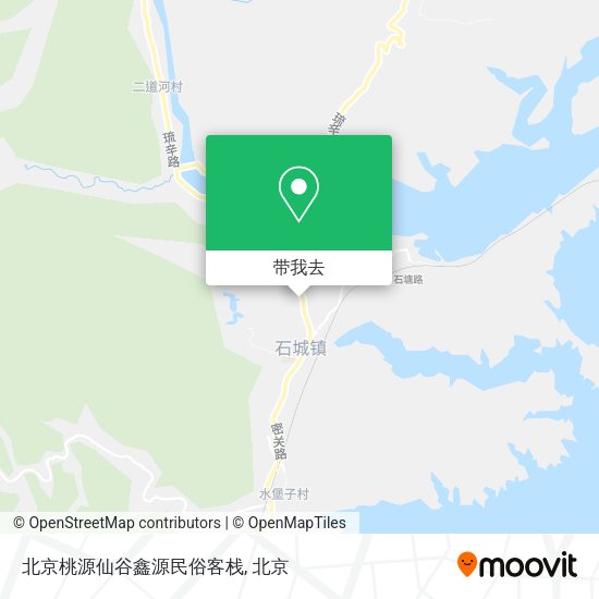 北京桃源仙谷鑫源民俗客栈地图