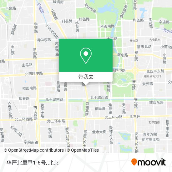 华严北里甲1-6号地图