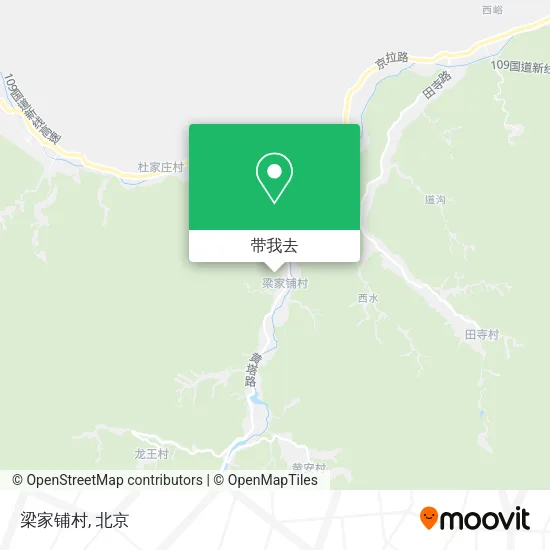 梁家铺村地图