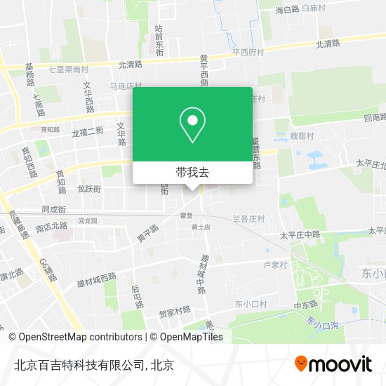 北京百吉特科技有限公司地图