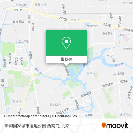 翠湖国家城市湿地公园-西南门地图