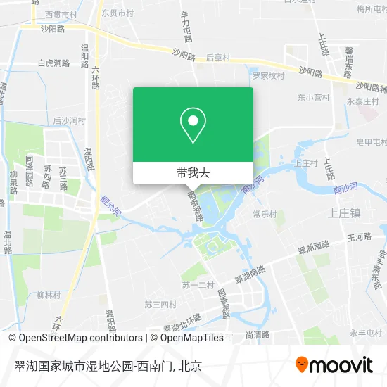 翠湖国家城市湿地公园-西南门地图