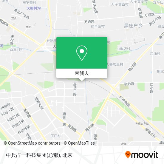 中兵占一科技集团(总部)地图