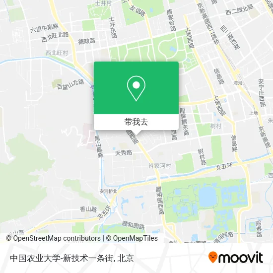 中国农业大学-新技术一条街地图