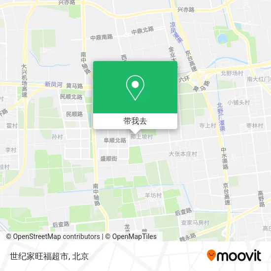 世纪家旺福超市地图