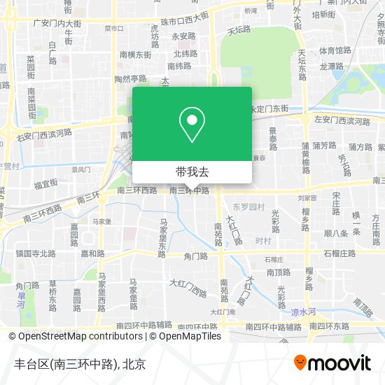 丰台区(南三环中路)地图