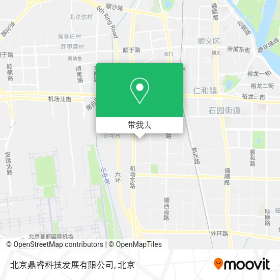 北京鼎睿科技发展有限公司地图