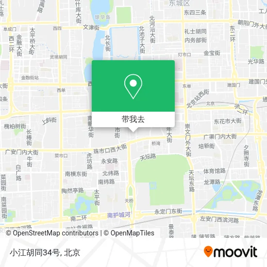 小江胡同34号地图