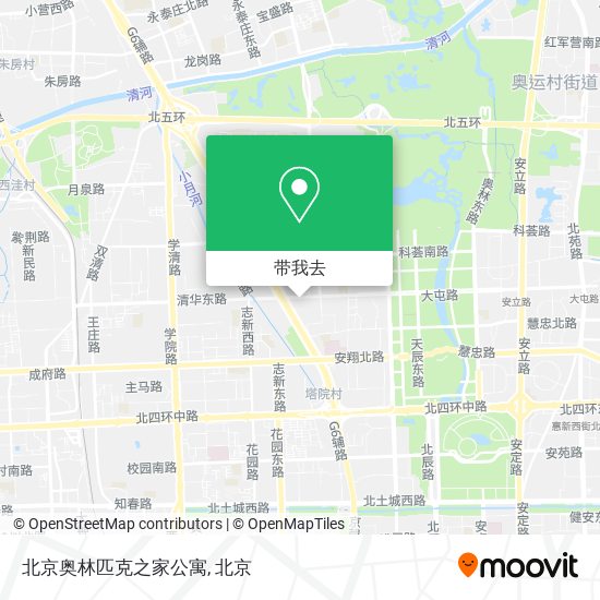 北京奥林匹克之家公寓地图