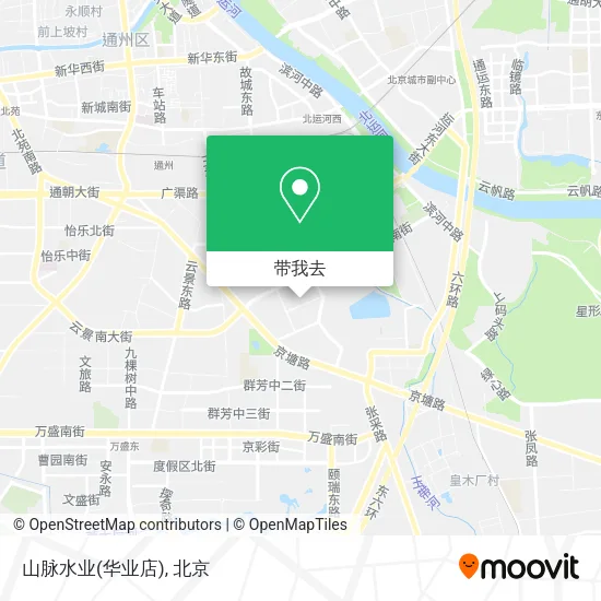 山脉水业(华业店)地图