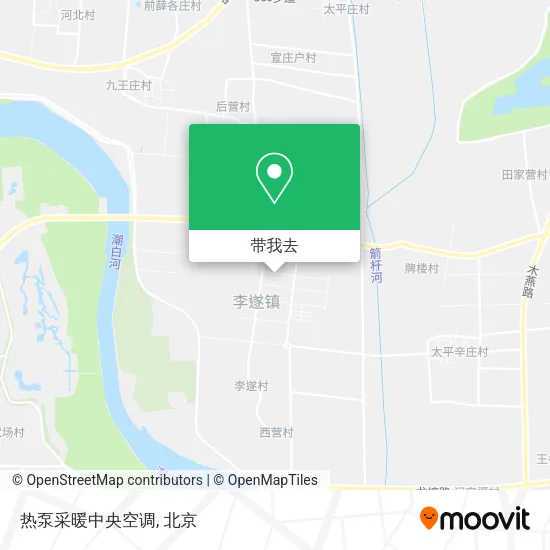 热泵采暖中央空调地图
