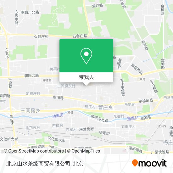 北京山水茶缘商贸有限公司地图