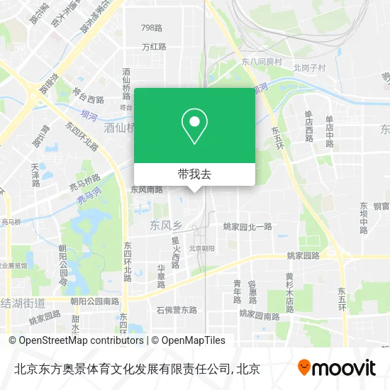 北京东方奥景体育文化发展有限责任公司地图