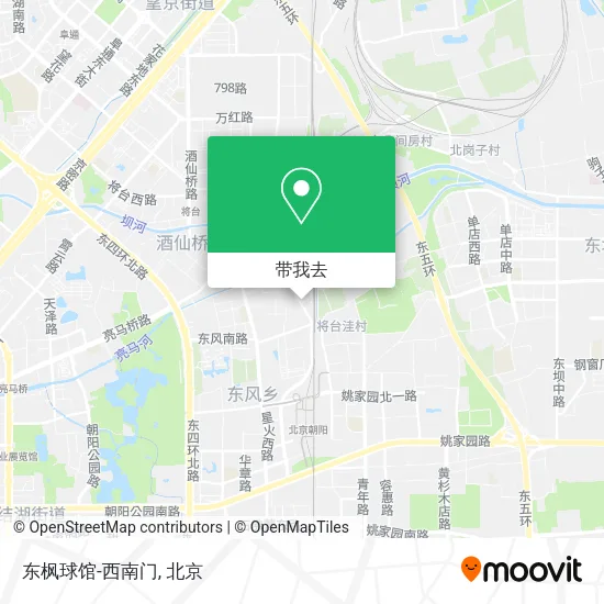 东枫球馆-西南门地图