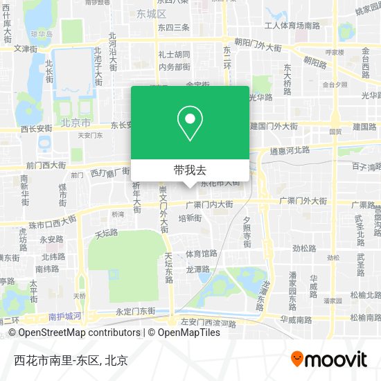 西花市南里-东区地图