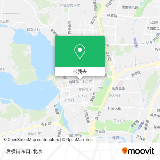 后横街东口地图