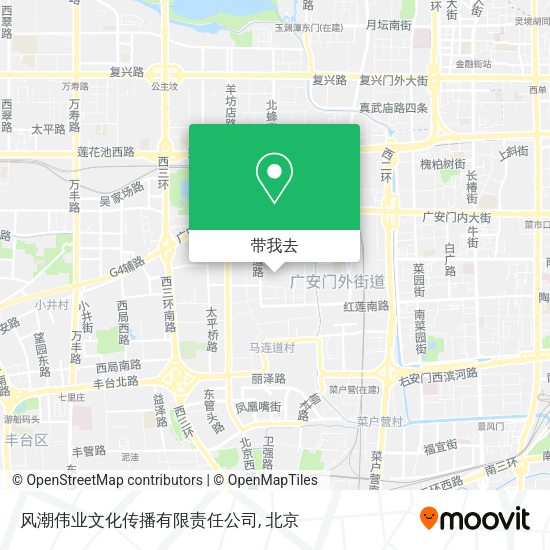 风潮伟业文化传播有限责任公司地图