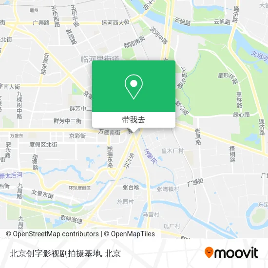 北京创字影视剧拍摄基地地图