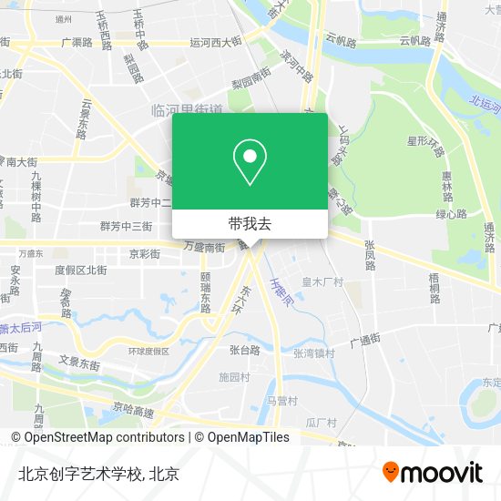 北京创字艺术学校地图