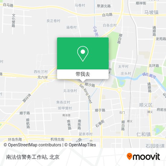 南法信警务工作站地图