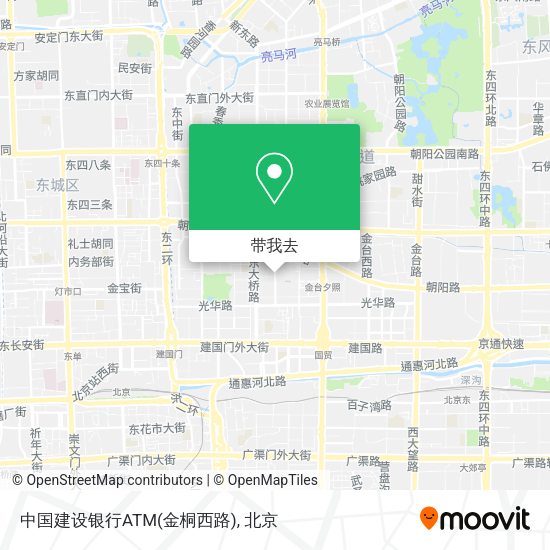 中国建设银行ATM(金桐西路)地图