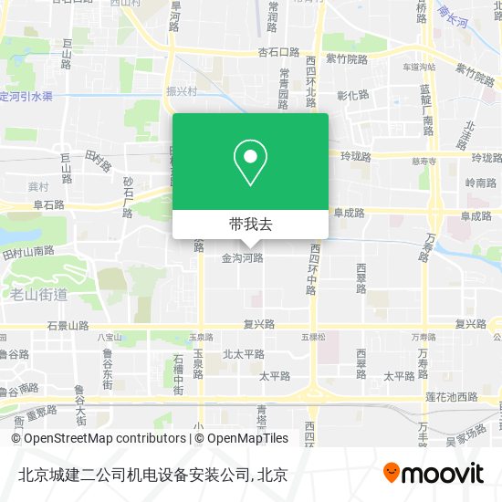 北京城建二公司机电设备安装公司地图
