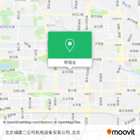 北京城建二公司机电设备安装公司地图