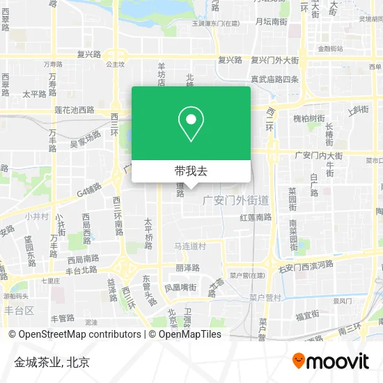 金城茶业地图